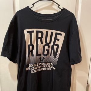 Navy true religion Mens t shirt size XXL